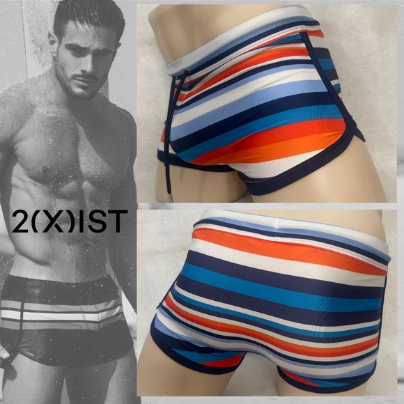 2xist Square Cut Swimsuit Small Gently worn 84% polyester/16% spandex - Picture 1 of 6